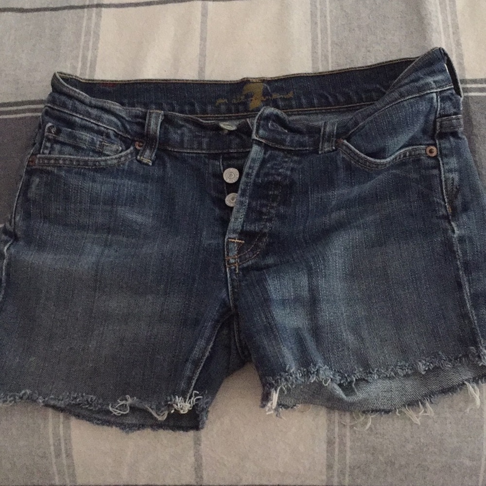 7 for all Mankind Jean shorts